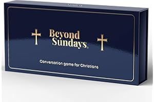 Beyond Sundays - Christian Conversation Cards | Faith Card Game, 200 Cards, 3 Levels | Premium Magnetic Gift Box | Perfect fo