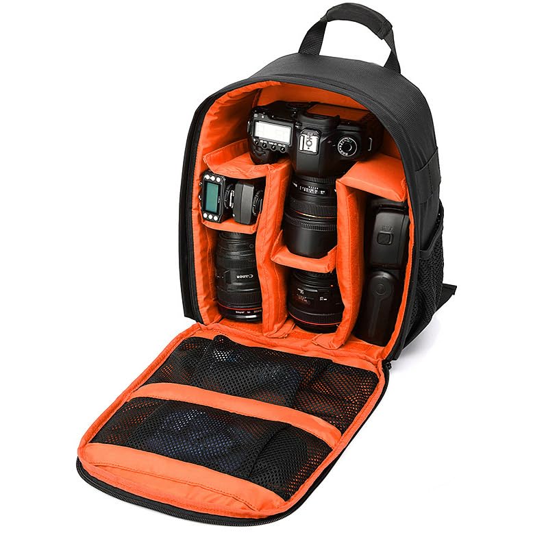 Bolsa para câmera, mochila para para fotógrafos, bolsa para à prova d'água，aplica-se a câmeras DSLR, flashes, tripés, laptops, lentes e acessórios