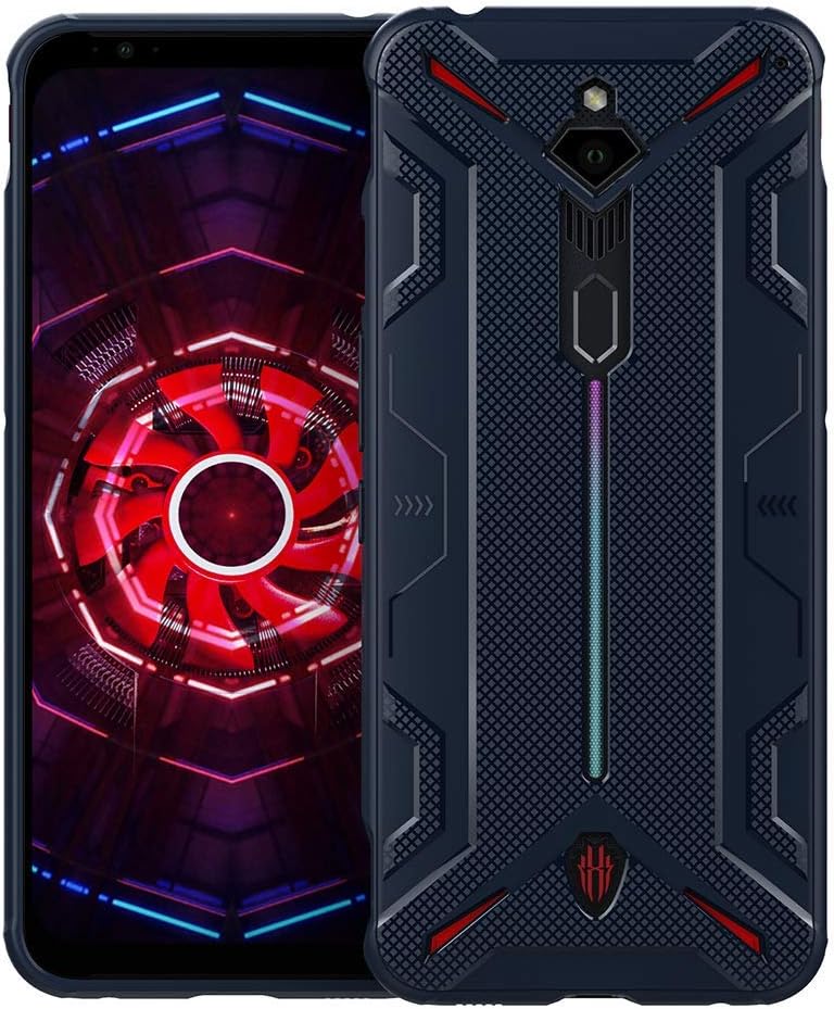 SHEAWA Shockproof Protective TPU Phone Case for Nubia Red Magic 3 Heat Dissipation Cover Support Gamepad for Red Magic 3