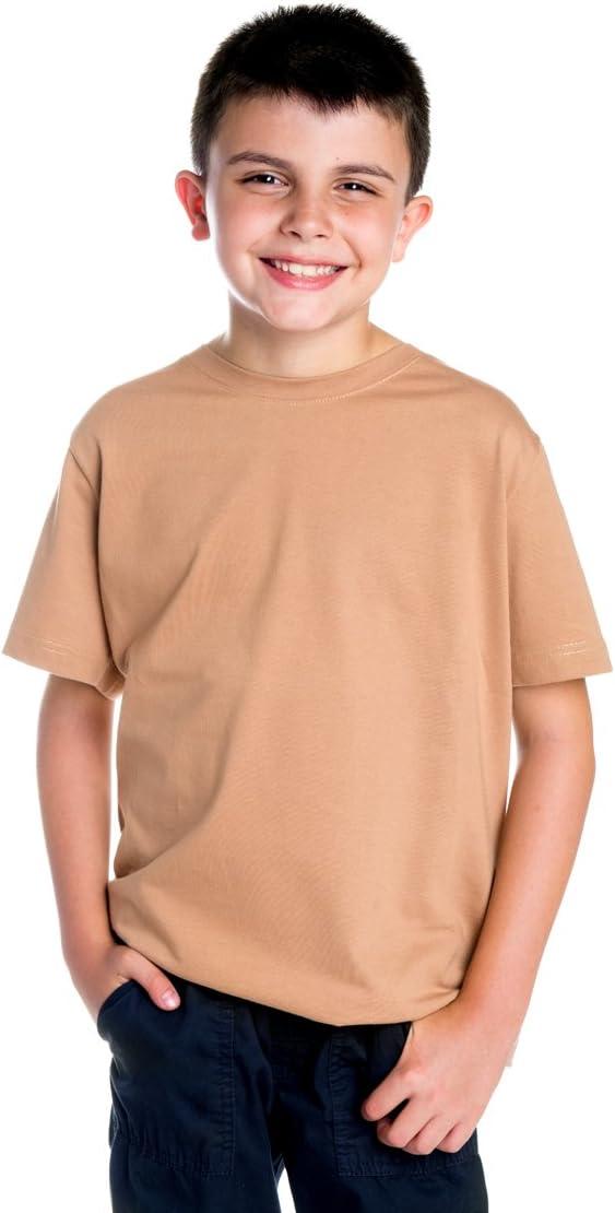 Egyptian Cotton TshirtsAll Cotton Youth Shirt for Boys and Girls Sensory-Friendly