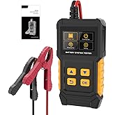 LINXINO BT360 Car Battery Tester 12V 24V 30-2000 CCA Load Tester Starter Alternator Tester Automotive Charging Cranking System Tester for Motorcycle Car Truck SUV ATV Boat