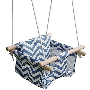 columpios para bebes en madera