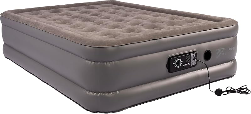 Vango Blissful Double Airbed with Built in Electric Pump 191x140x46 cm