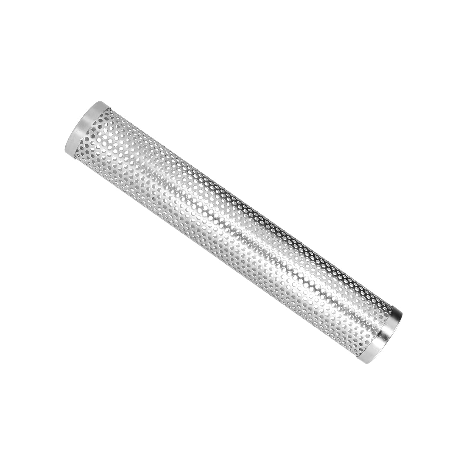 TOTITOM Smoke Tube for Grill Smoker Box Cylindrical Detachable Large Capacity Fruit Wood BBQ Pellet Smoker Tube for Outdoor Camping smoke tube for pellet smoker(30.6CM)