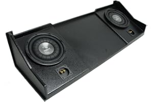 Harmony Audio -F104 Subwoofer Bundle with Dual 10" Sub Box Enclosure Compatible with 1998-2001 Dodge Ram Ext Club Quad Truck