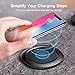 Wireless Charger, Baseus Ultra Slim Qi Fast Wireless Charging Pad for Samsung Galaxy Note 8 S8 Plus S8 S7 S7 Edge Note 5 and Standard Charge for iPhone X /iPhone 8 / 8 Plus (No AC Adapter)
