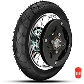 FVRITO Rear Wheel Assembly Replacement for Razor Pocket Mod(Versions 31+) Daisy Blossom Bella Sweet Pea Betty Vapor Euro Style Moped Scooter Universal Parts with Wire Spoke Rim Tire Tube Accessories