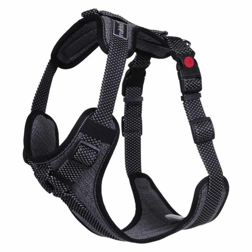 Rukka Pets Padded Harness, Black, L
