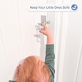 BABYGO Door Handle Locks Without Drilling 2 Pack Child Safety Universal Fit view 4