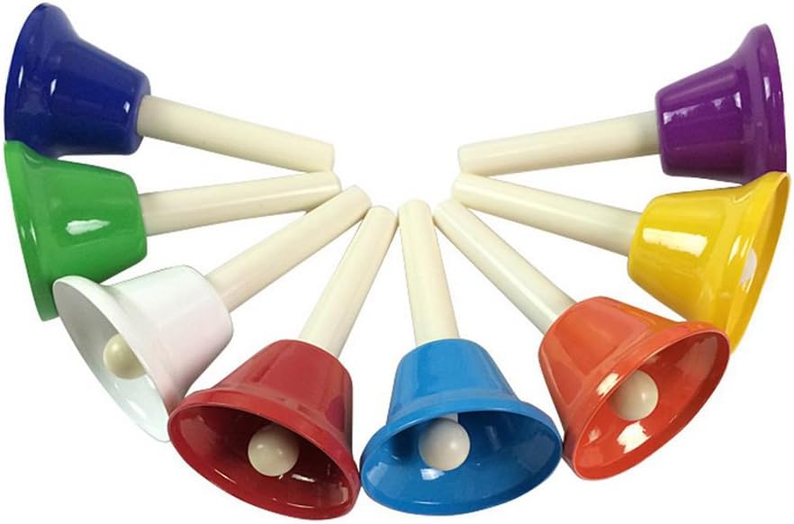 8X Chytaii Music Bells Hand Bells Handbell Set Kids Children Music Bell