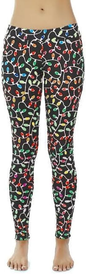 christmas light leggings
