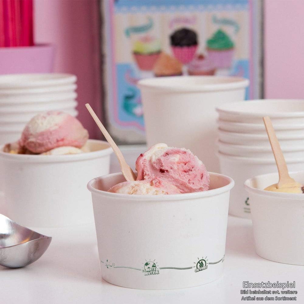 COPPA COPPETTA PER GELATO GELATI CON CUCCHIAINO BAR GELATERIA COLORI - Foto 8