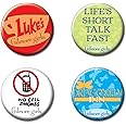 Ata-Boy Gilmore Girls Assortment #1 Set of 4 1.25" Button Officially Licensed Collectible Buttons