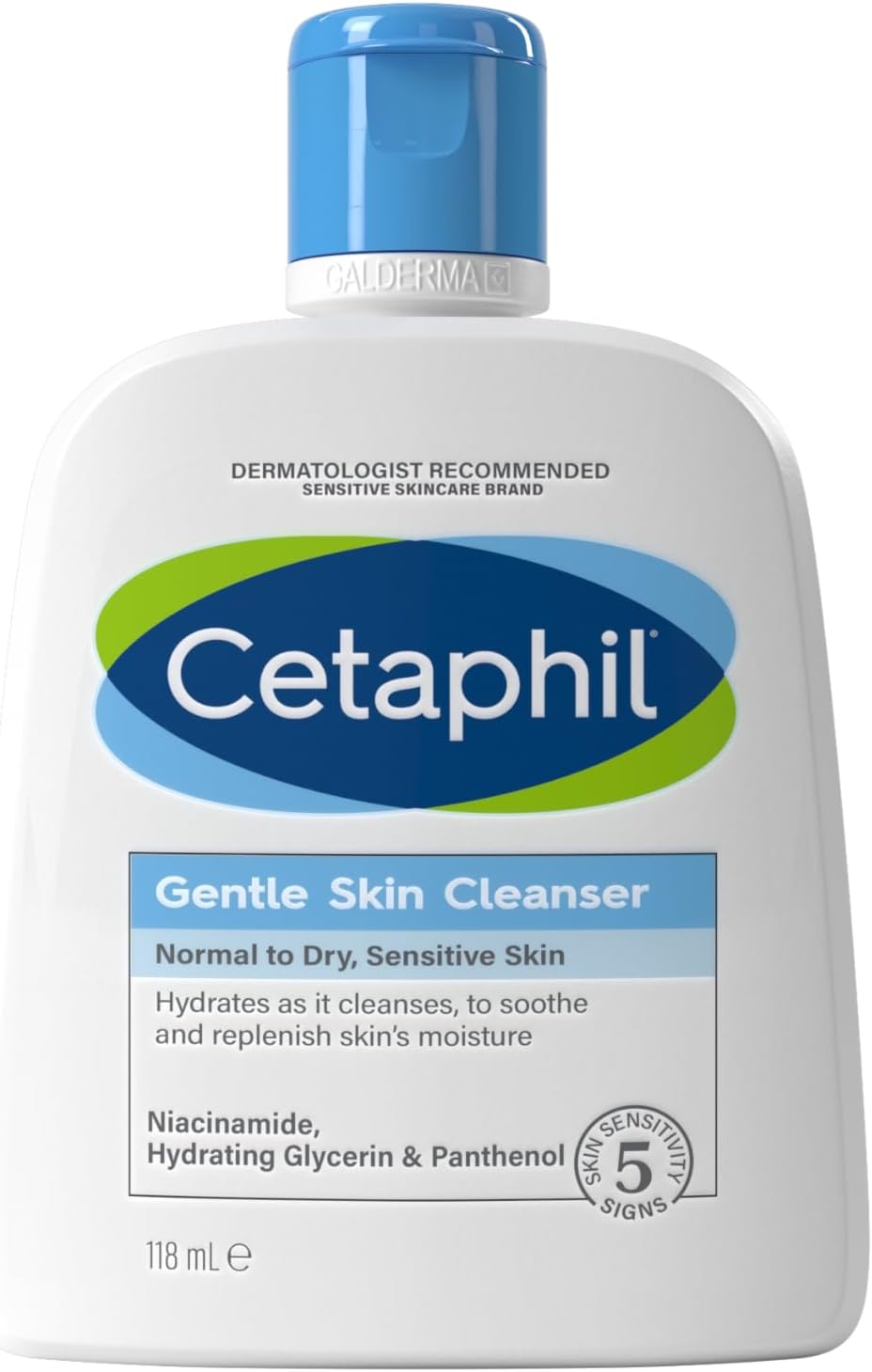 Cetaphil Gentle Skin Cleanser Travel Size 118ml - Soap-Free Hydrating