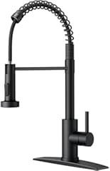 FORIOUS Black Kitchen Faucet Pull Down