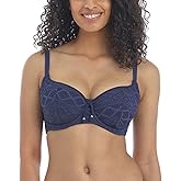 Freya Womens Sundance Crochet Sweetheart Padded Underwire Bikini Top (3970)