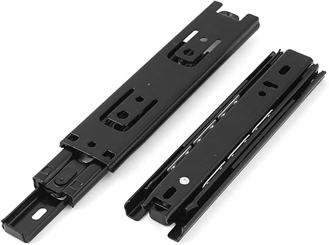 Uxcell 15cm Ball Bearing Telescopic Drawer Slide Folding Sliding