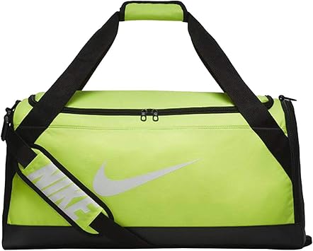 Amazon Nike ナイキ ナイキ ブラジリア ダッフル M 702 ボルト ブラック ホワイト ボストンバッグ ダッフルバッグ Ba5334 702 ﾎﾞﾙﾄ ﾌﾞﾗｯｸ Misc Nike ナイキ シューズ バッグ