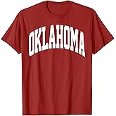 Retro Oklahoma Throwback Souvenir Oklahoma Tee Red Classic T-Shirt