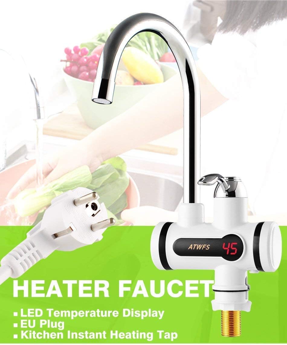 Sankirtan Instant Electric Water Heater Instant Hot Faucet Kitchen Electric Tap Water Heating