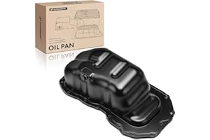 A-Premium Engine Oil Pan Sump with Drain Plug Compatible with Mazda CX-5 CX5 2013-2016, 3 2014-2018, CX-3 CX3 2016-2021, 2.0L