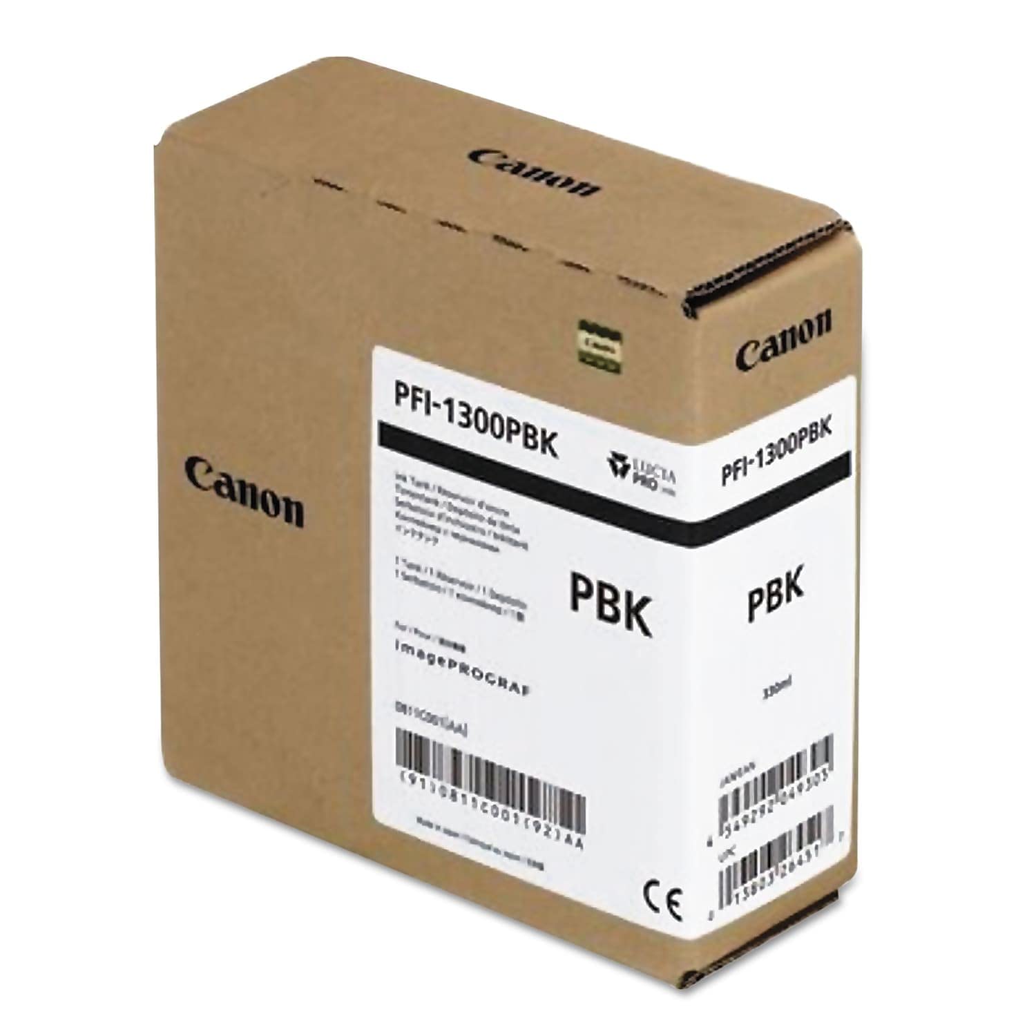 CANON PFI-1300 Ink Matte Black Standard Capacity 330 ml Pack of 1 iPF Pro2000/4000/4000S/6000S