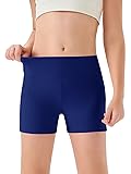 Haloumoning Girls Athletic Shorts Kids High Waisted