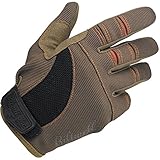Biltwell Moto Gloves - Brown / Orange - Medium