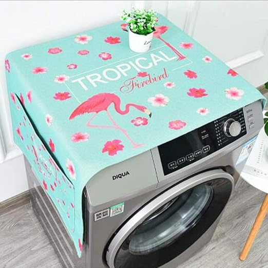 KINGZHUO - Funda de algodón y Lino para frigorífico, 55 x 140 cm ...