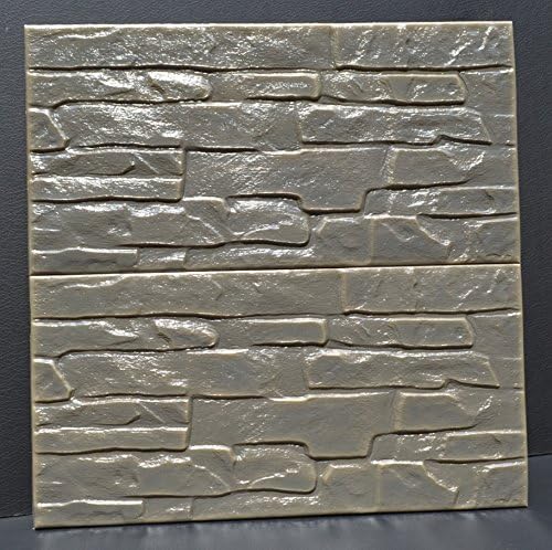 DELISI Self-adhesive 3D Flexible Brick Peel and Stick 3D Wave Wallpaper Panels PE Foam Decor for Living room, Bedroom and TV Sofa Background(23.6"x23.6", 5PCS) Wave-Blue)