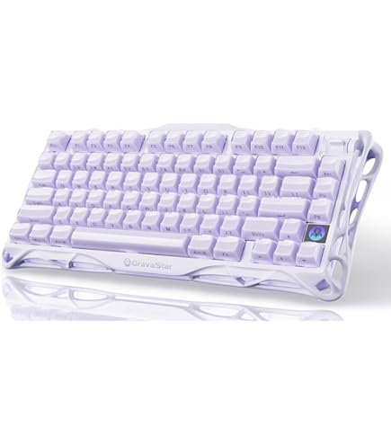 Amazon.com: GravaStar Mercury K1 Purple 75% Wireless Mechanical