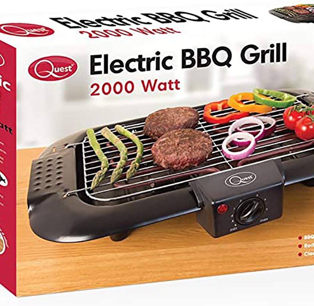 Review Electric SmokeFree Portable Barbecue Grill Indoor Grill Full of