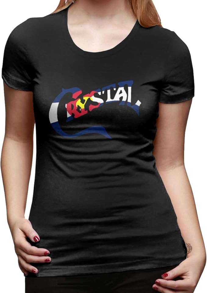 Amazon.com: Crystal Ski Shop CO Flag Logo Women's Short Sleeve T Shirt