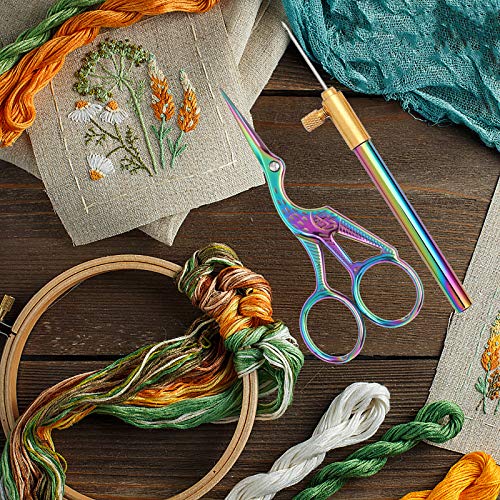 Tambour Hook with Needles, Embroidery Beginner Kit with French