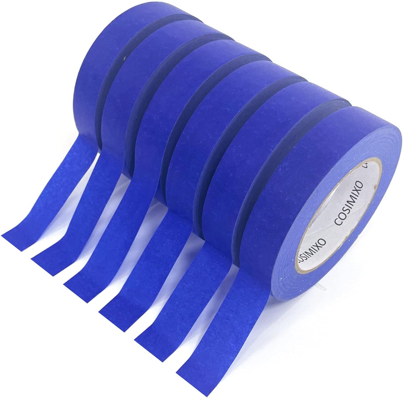 Blue Original Multi-Surface Painter's Tape,0.94 inches x 60 Yards 6 Rolls Residue Free Wall Painting Blue Masking Tape with Sharp Lines COSIMIXO: Arts, Crafts & Sewing