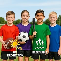 Opna Youth Boys Dri Fit Athletic T Shirts for Boys