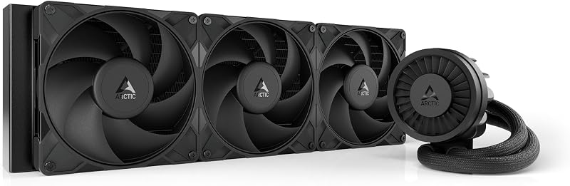 Liquid Freezer III Pro 420 - Refrigerador de CPU AIO, 3 x 140 mm Refrigeración por Agua, 38 mm Radiator, Bomba PWM, Ventilador VRM, AMD AM5/AM4, Intel LGA1851/1700 Marco de Contacto - Negro