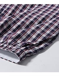 Shorts de dormir de algodón a cuadros Latuza Lounge para hombre