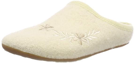 Haflinger Damen Flower Dakota Pantoffeln