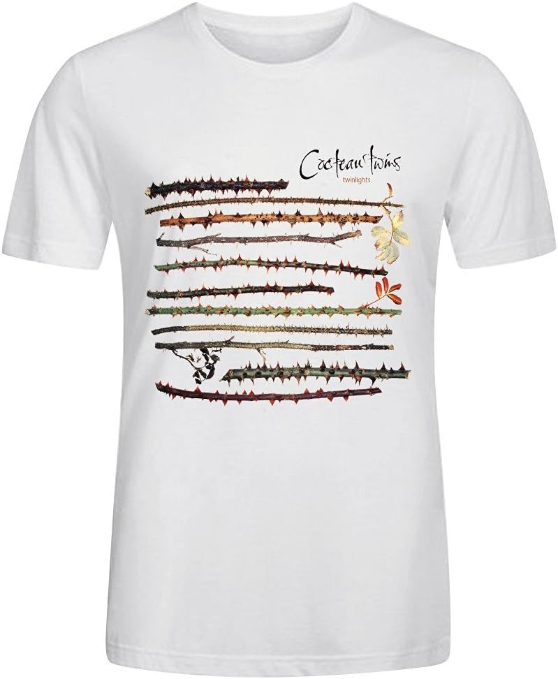 Fightor Cocteau Twins Twinlights Printed T Shirts for Men Crew Neck