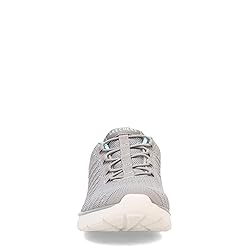 Skechers Women's Virtue, Gray/Multi, 7 Wide
