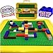 Matty's Toy Stop Brik-Kase Travel, Building, Storage & Organizer Container Case with Building Plate Lid (Holds Approx 2000pcs) - Compatible with All Major Brands (Red, Green & Yellow)