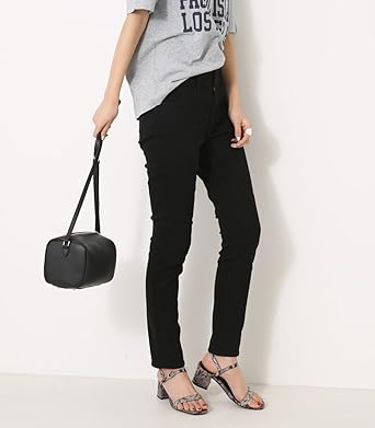 Amazon アズールバイマウジー Azul By Moussy ブラックデニム