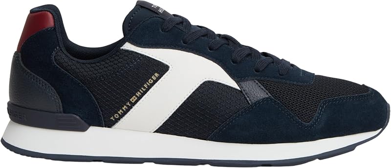 Hombres T Hilfiger Core Mix Runner FM0FM06001 Low Top, Azul (RWB), 7 — foto 5 de 6