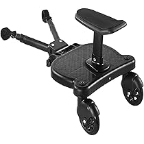 Universal Stroller Board with Detachable Seat, 2in1 Sit and 