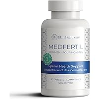 MedFertil for Men, 30 TABLETS, Natural Prenatal Multivitamins for Men, (1 Month Supply) - Elan Healthcare- Made in Canada