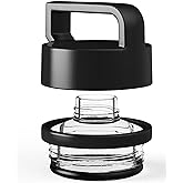 ALIENSX Chug Cap for YETI Rambler Bottles (18/26/36/46/64oz), Shatter-Resistant, Dishwasher-Safe, Twist-Open Lid with Leakproof Sealed Ring, Outdoor, Travel & Commuter Accessories