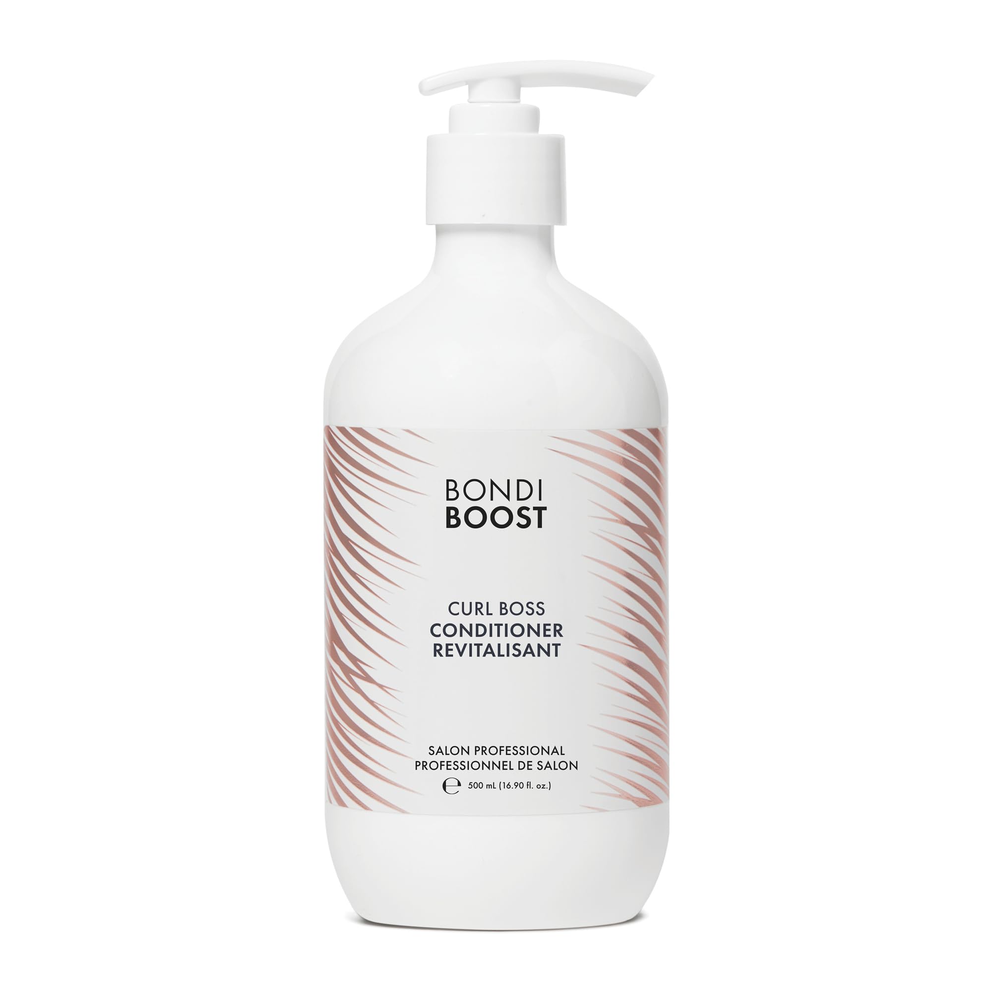 BONDIBOOST Curl Boss Hair Conditioner - Define + Enhance Wavy/Curly/Coily Hair Shape - Eliminate Frizz + Boost Shine - Smooth + Nourish Dry Hair - Vegan + Sulfate + Cruelty Free - 16.90fl oz