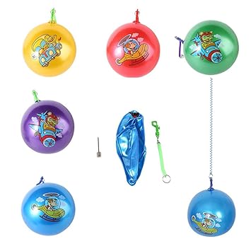 Modèle De Dessin Animé Davion De Voiture Tapoté Balle Pvc