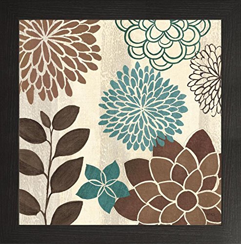 Frame Company Watson Range Abstract Garden I by Veronique Charron, Photo Frame - 5 x 5 Inches, Black